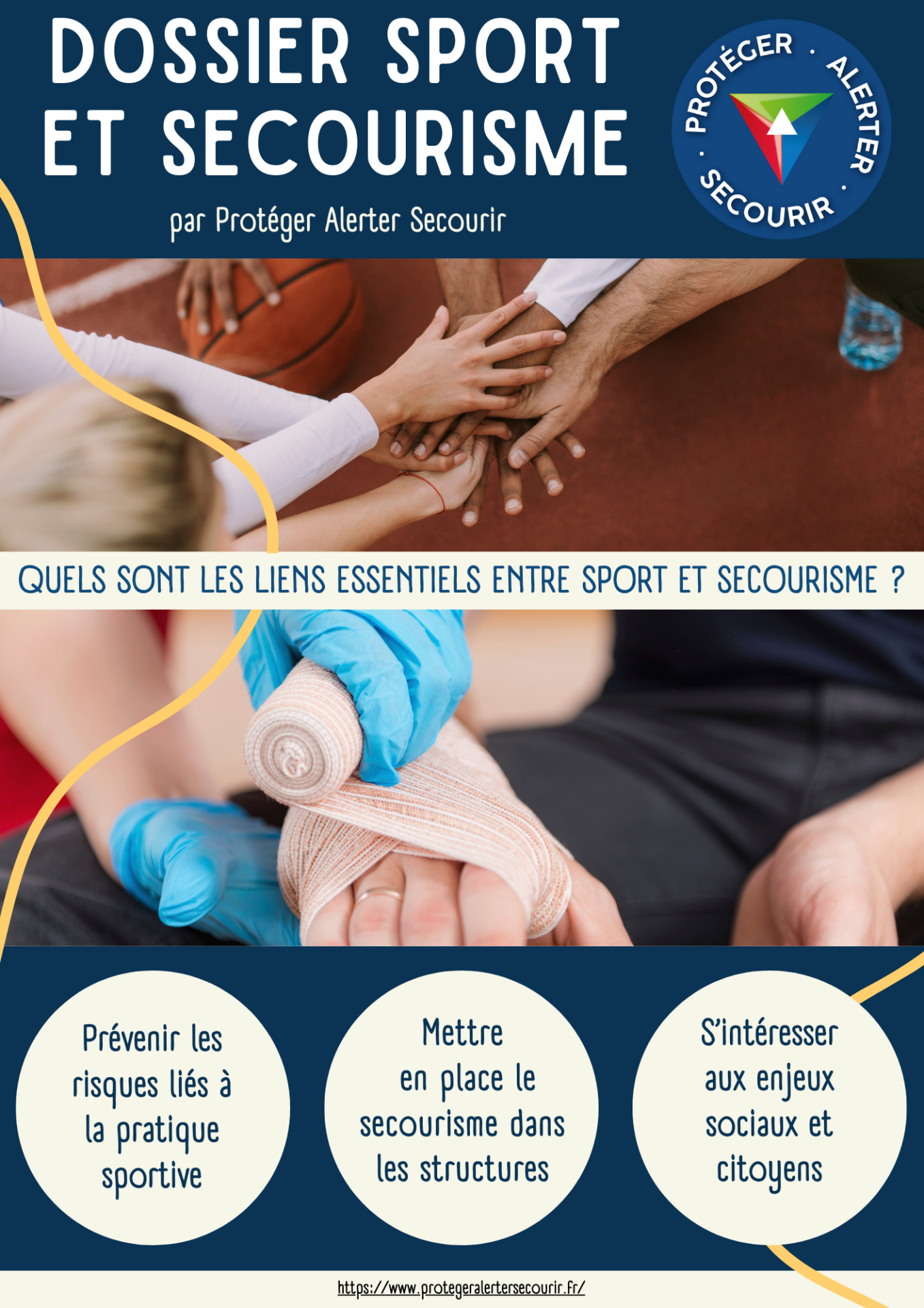 Affiche sport secourisme PAS